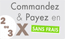 3 fois sans frais