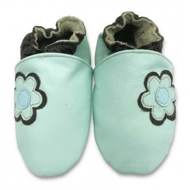 chaussons cuir souple pas cher