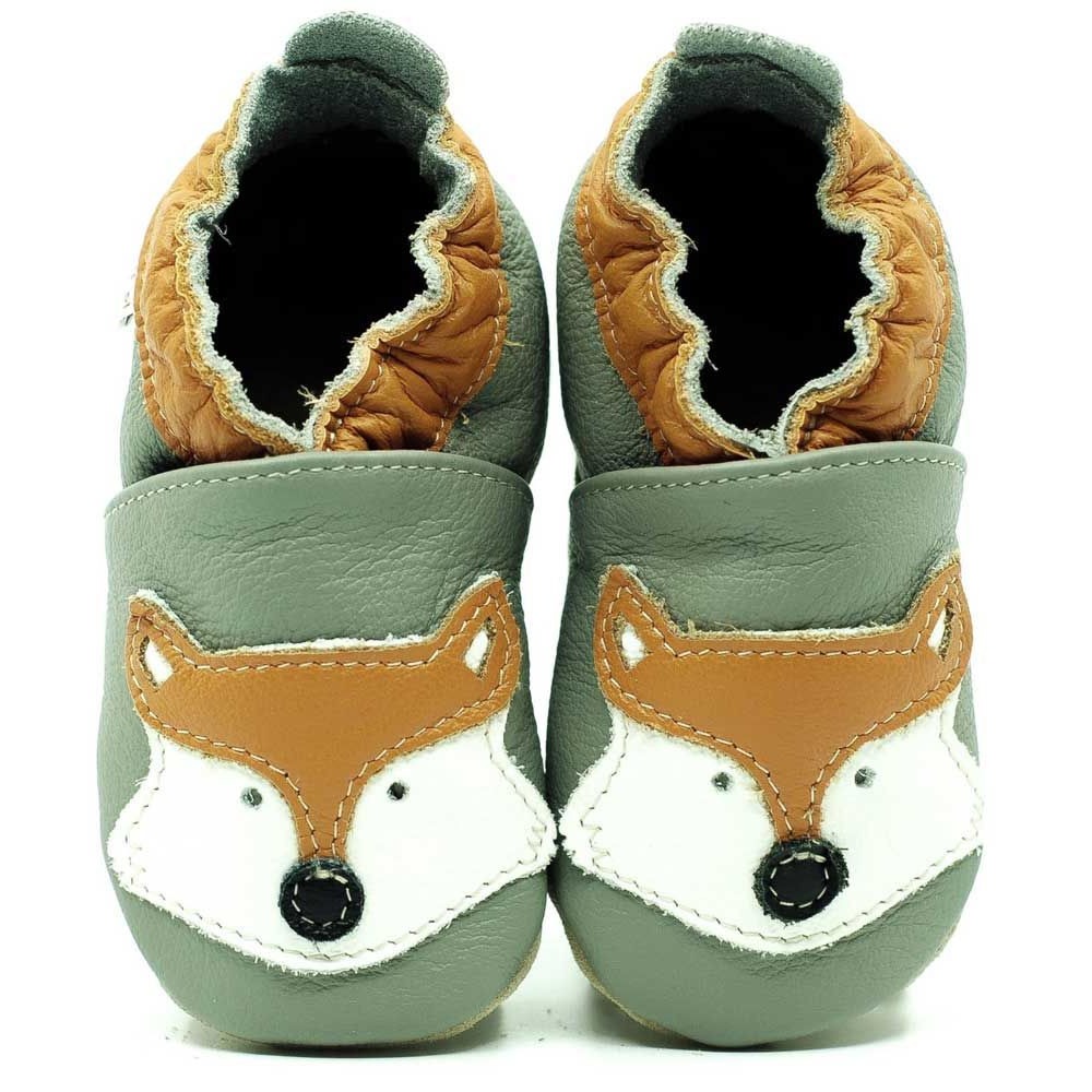 Bébé Chaussures Pantoufle Enfant Cuir Souple Chaussons 0 6 12 18