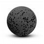 Balle noire en pierre de lave 18mm pour bola cage