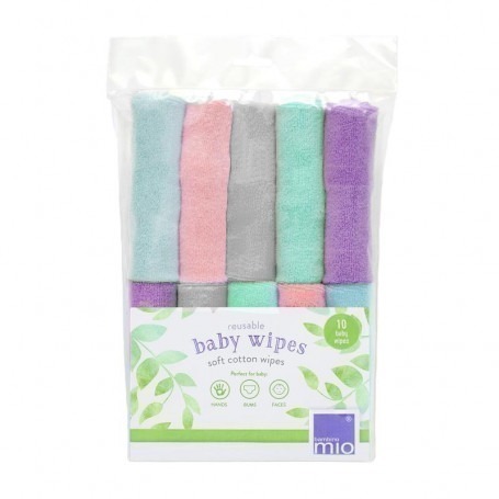 NufaCare - Kit de Change pour Bébé - 25 Lingettes Lavables - Bidet