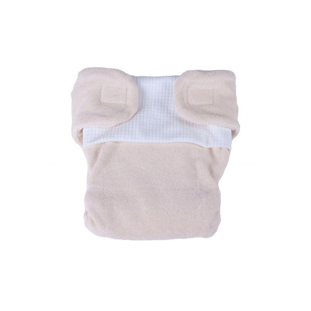 Couche lavable Newborn MiniFit en coton bio Popolini à Velcro