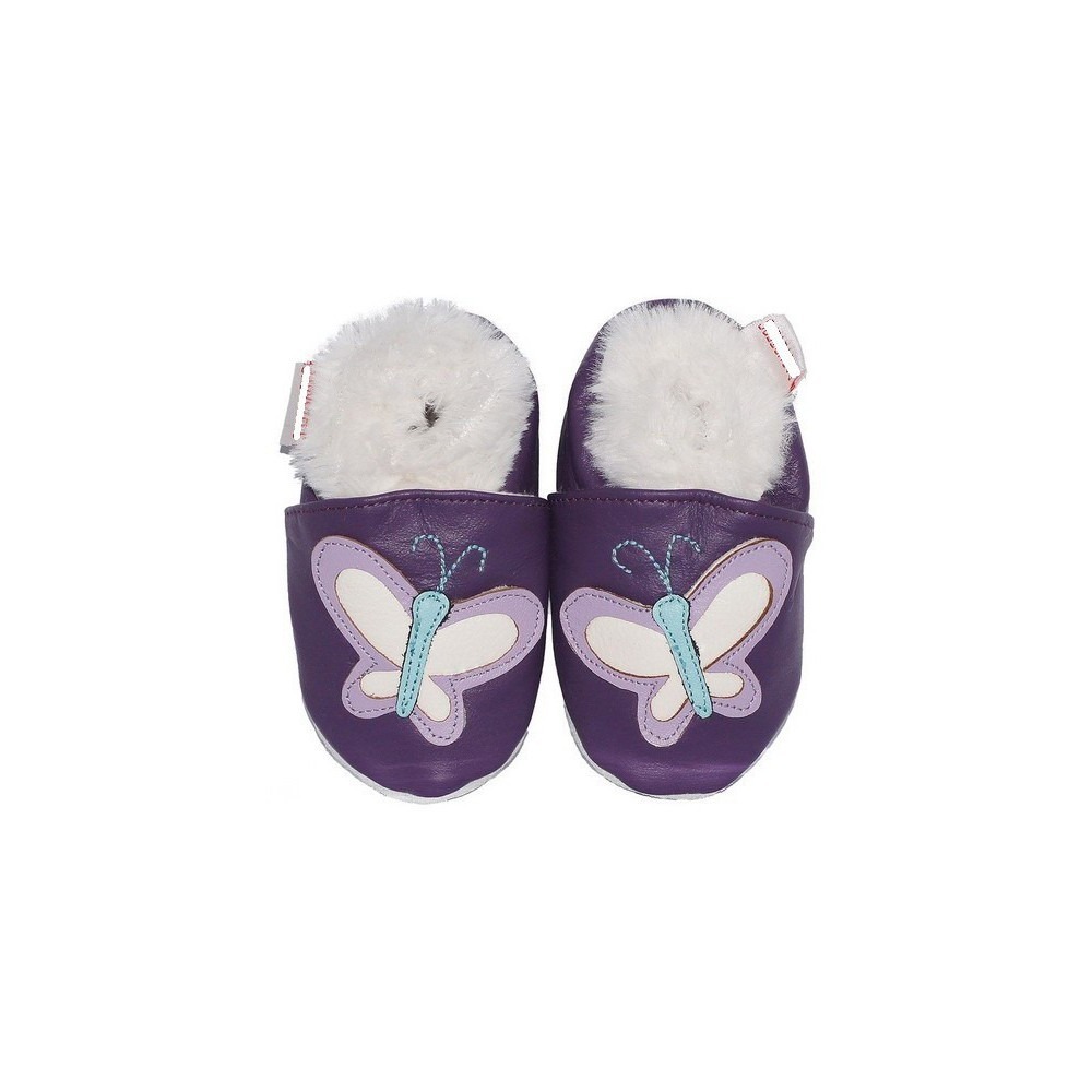 chausson bébé souple cuir