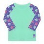 T-shirt plage bébé Vert Violet - Bambino Mio