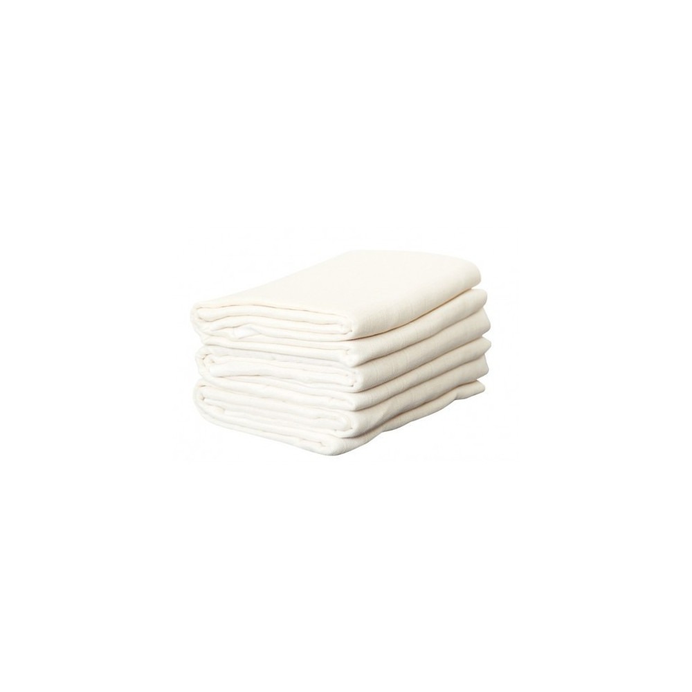 ABirdon Lange Bébé en Mousseline de Coton, 5Pcs 70x70 cm Réutilisables en  Coton Biologique Naturel, Serviettes Visage Bébé Extra Douces Lavables pour