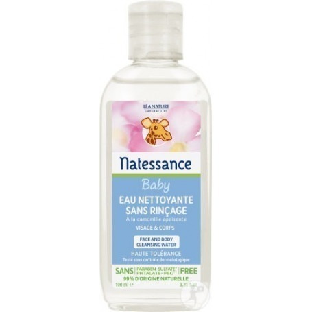 Eau nettoyante sans rinçage Baby 100 mL - Natessance