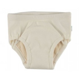 Culotte d'apprentissage Blanche Coton Bio - Popolini
