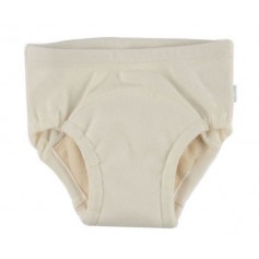 Culotte d'apprentissage Blanche Coton Bio - Popolini