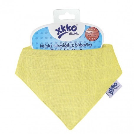 Bavoir bébé en mousseline de coton bio - XKKO