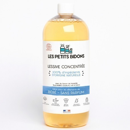 Lessive liquide Bébé made in France - Les Petits Bidons