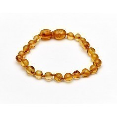 Bracelet d'ambre bébé - Miel