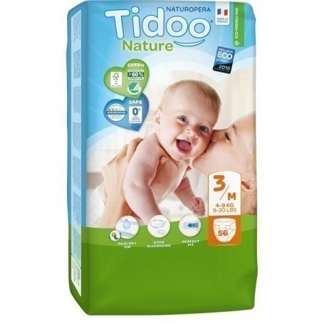 1 Paquet TIDOO - 56 Couches tidoo (T3) - 4/9kg