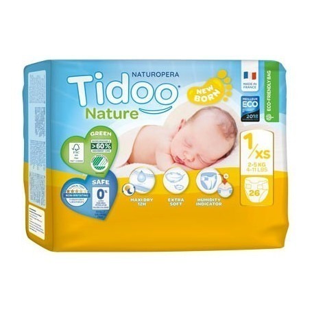 1 Paquet TIDOO - 26 Couches (T1) - 2/5kg