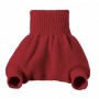 Culotte shorty Rouge en laine mérinos bio - Disana