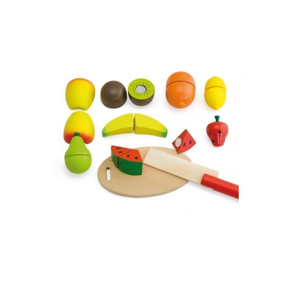 Jeu de fruits en Jouets en bois - 12 pièces - Couper les fruits - speelgoed  Éducatif