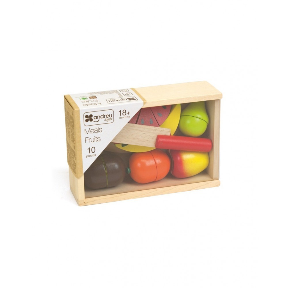 Jeu de fruits en Jouets en bois - 12 pièces - Couper les fruits - speelgoed  Éducatif