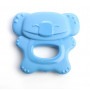 Anneau de dentition bébé bioplastique - Bleu - eKoala