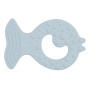 Anneau de dentition Poisson Bleu caoutchouc naturel - Hevea