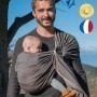 Sling de portage bébé - Cappuccino - Néobulle