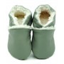 Chaussons cuir souple fourrés Hiver GrisCatalogue