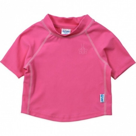 Tee-shirt anti-UV manches courtes - Rose fushia