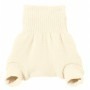 Culotte shorty Blanche en laine mérinos bio - Disana 
