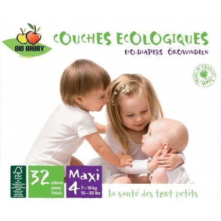 Couches jetables Bio Babby 7/16 kg