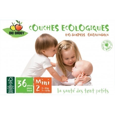 Couches jetables Bio Babby 3/6 kg