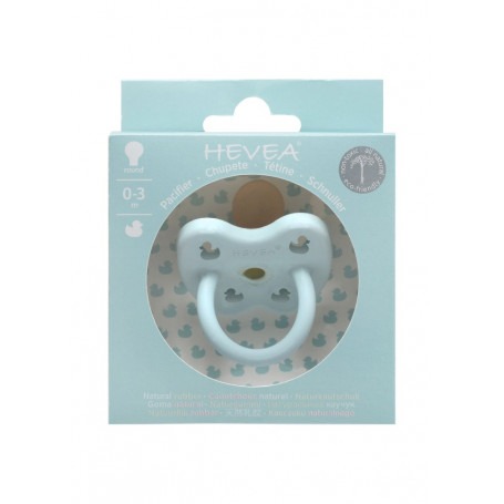 Tétine physiologique 0-3 mois - Bleu bébé - Hévéa