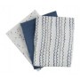 Lot de 3 langes light Coton multi-usages