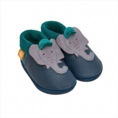 OrangenKinder chaussons en cuir POLOLO Boutique Eco Bebe