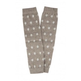 Jambières bébé Beige à pois blanc- Popolini