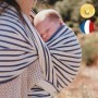 Echarpe de portage bébé tissée coton bio - Neobulle