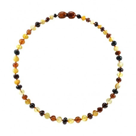 Collier d'ambre Multicolore