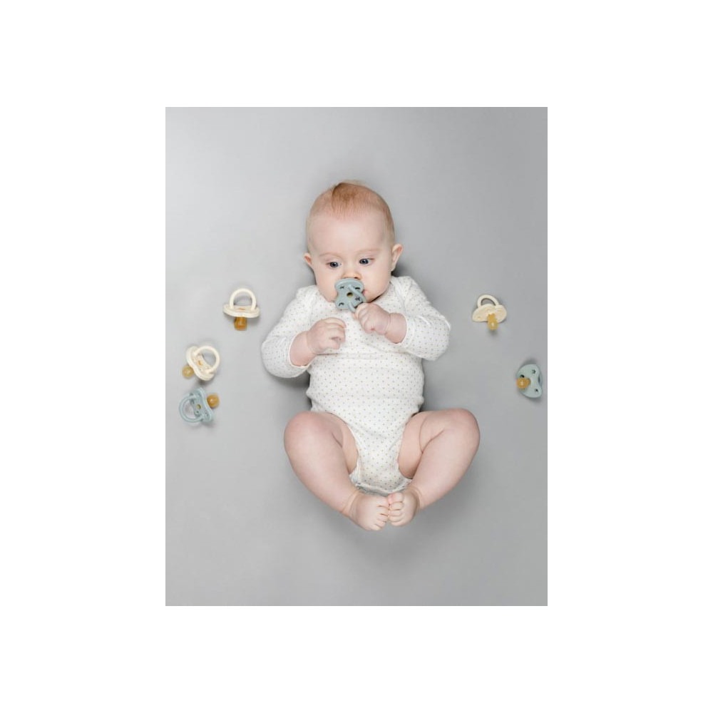Tétine nouveau-né caoutchouc 0-3 mois - Mellow Mint - Hevea