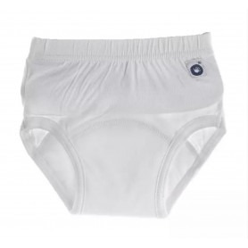 Culotte d'apprentissage blanche Coton Bio - XKKO