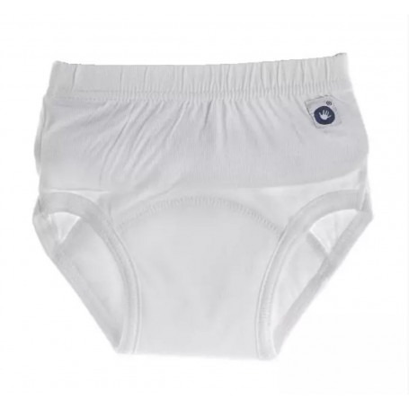 Culotte d'apprentissage blanche Coton Bio - XKKO