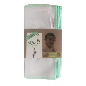 Grandes lingettes molleton chanvre coton bio - Lot de 10 - Geffen