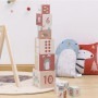 10 cubes à empiler - jouet bois bébé