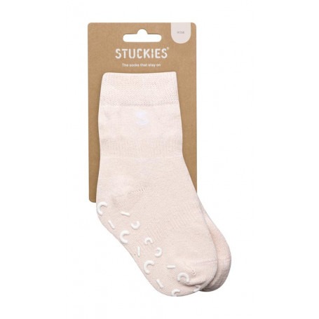 Chaussettes antidérapantes - ROSE - STUCKIES