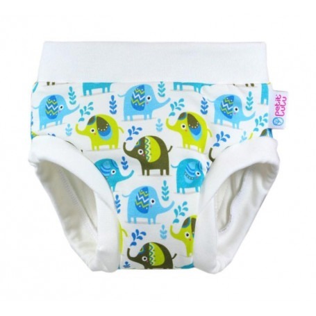 Culotte d'apprentissage Coton Bio - Elephant - Petit Lulu