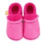 Chausson cuir bébé Rose - Pololo