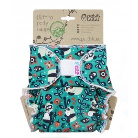 Couche lavable Bio à Velcros Maxi Night - Petit Lulu