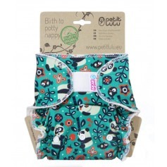 Couche lavable Bio à Velcros Maxi Night - Petit Lulu