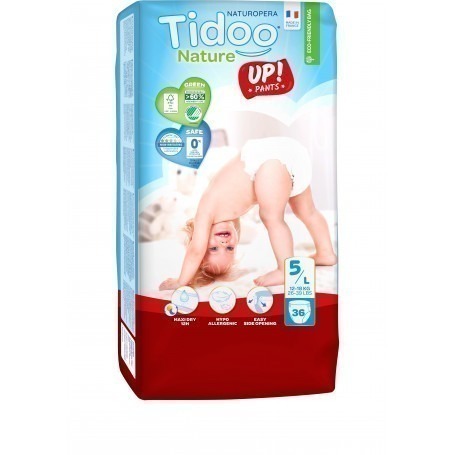 1 Paquet TIDOO - 36 Couches-culottes Stand up (T5) - 12/18 kg
