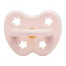 Tétine physiologique 0-3 mois Rose - Hevea