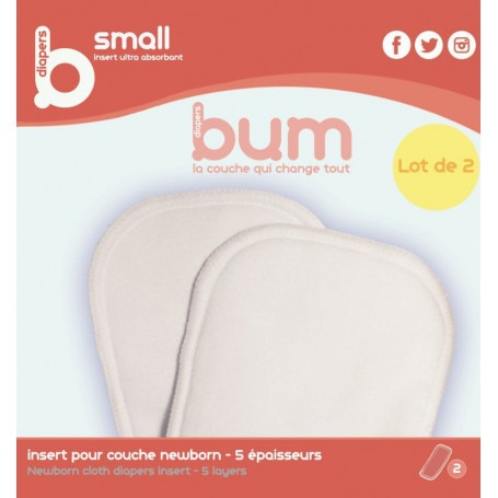 Insert newborn - lot de 2 - Bumdiapers