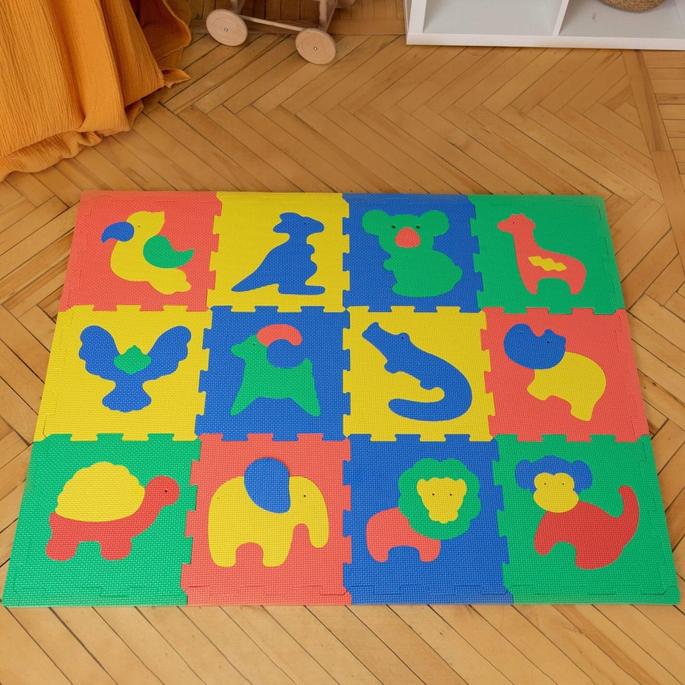 Tapis de jeu Puzzle XL- Ferme - HakunaMatte