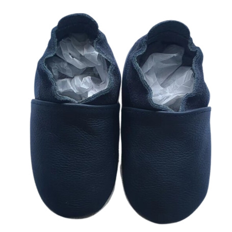 Chaussons cuir souple ECO BEBE