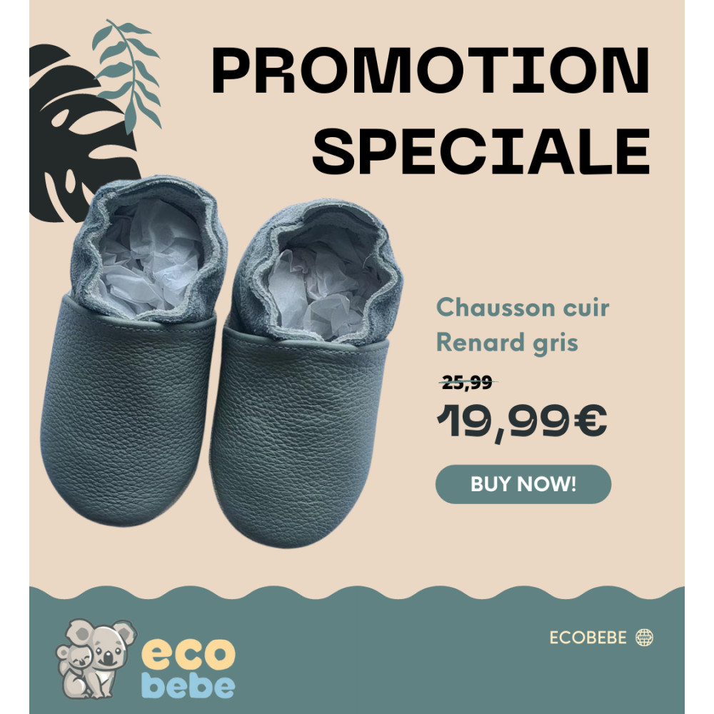 Chaussures Pieds Nus En Cuir Pour Bébés Enfants - Semelle Souple Antidérapante - Taille 18-24 Mois à 5-6 Ans - Marque Britannique